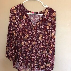Vince Camuto Floral Print Blouse